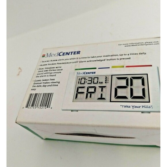 Medcenter System Talking Alarm Clock (Clock Only) Brand: MedCenter - Picture 10 of 10